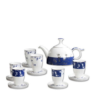 【TangBoYu唐博玉 茶具】TangBoYu/唐博玉骨质瓷月朦胧茶具套装 陶瓷 高档礼品 办公茶具 茶壶 茶杯 水杯 骨瓷送礼佳品 礼品瓷【正品 价格 图片】 -